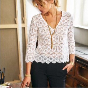 Sezane Colette Blouse White 36